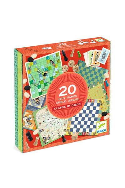 djeco Joc 20 de jocuri clasice, Djeco, super distractiv