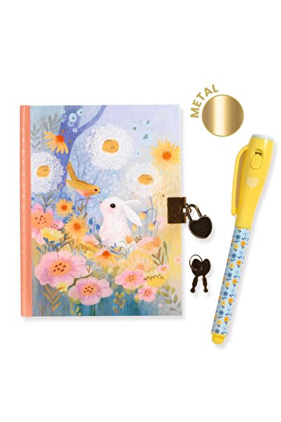 djeco Jurnal secret cu pix magic Iepuras, Djeco, super rezistent