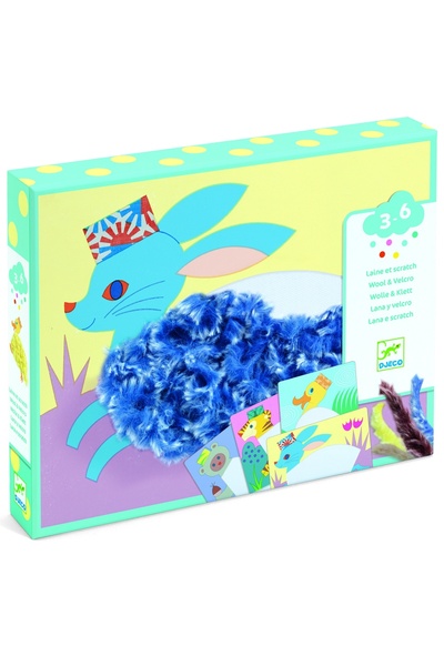 djeco Atelier creativ Animalute cu caciulite, Djeco, pentru baieti si fete