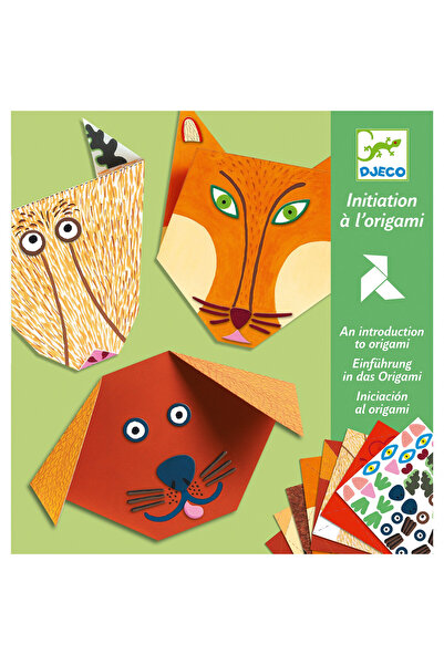 djeco Joc creativ initiere origami Animale, Djeco, set cadou