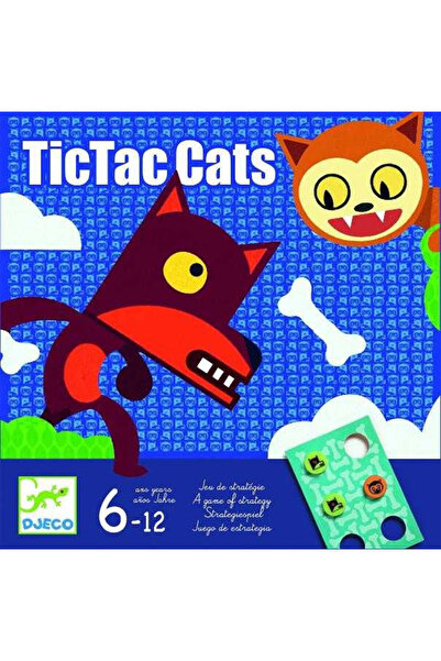 djeco Joc TicTac Cats, Djeco, editie pentru weekend