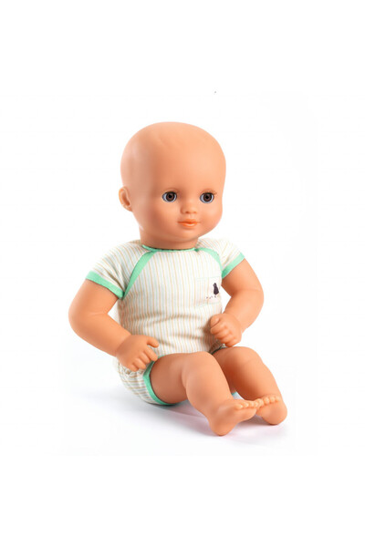 djeco Papusa bebelus Baby Green, Djeco, editie pentru in familie
