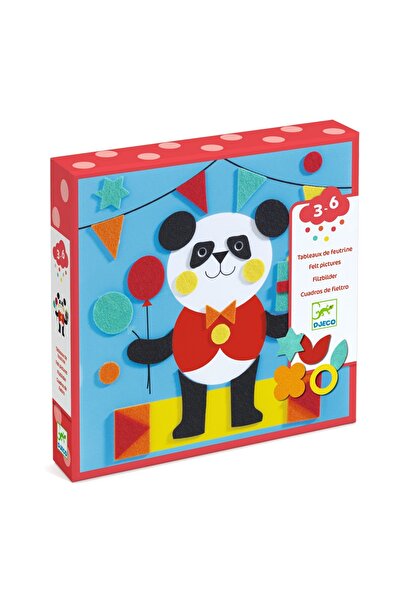 djeco Tablouri cu fetru Animale, Djeco, super rezistent