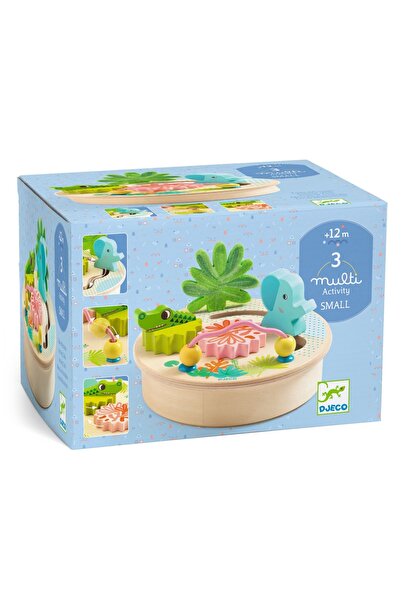 djeco Jucarie bebe Mini centru de activitati MultiSmall, Djeco, varianta dedi...