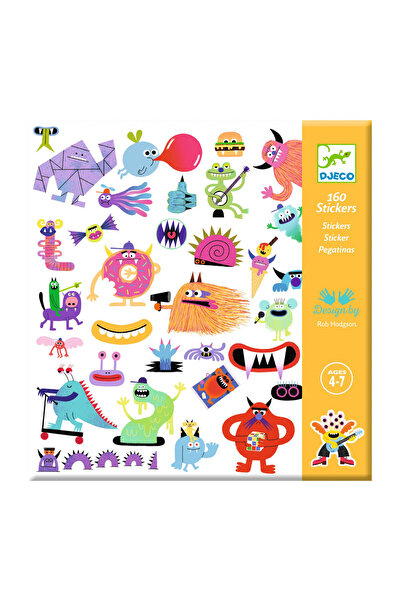 djeco Monsters stickers, Djeco, varied kids collection