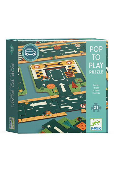 djeco Puzzle Pop to play Drumuri, Djeco, gama pentru copii
