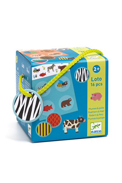 djeco Fur and Feathers Lotto Game, Djeco, edition for various ages