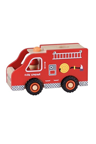 Egmont Toys Masina de pompieri din lemn, Egmont Toys, gama actuala copii