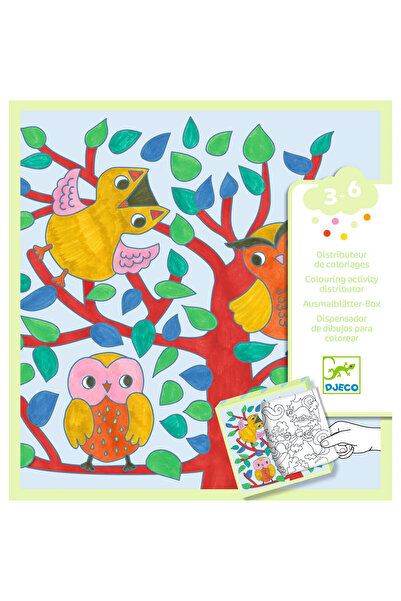 djeco Forest games and coloring pages, Djeco, edition for various ages