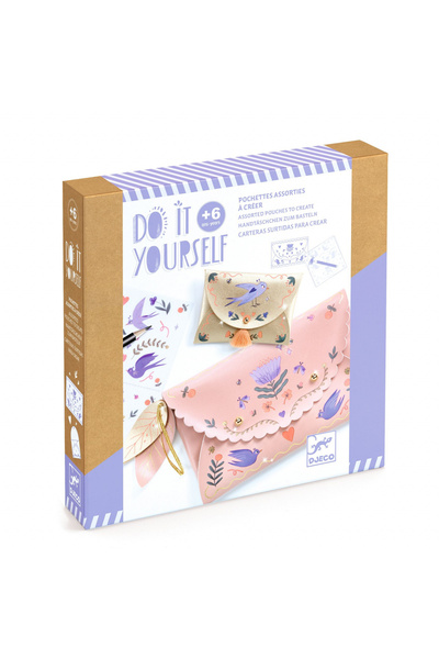 djeco Joc creativ DIY Poseta si portmoneu, Djeco, super rezistent