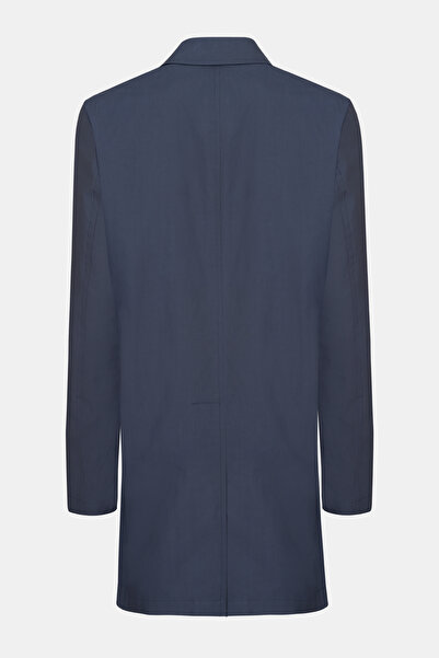 Edwards Erkek Lacivert Paraşüt Kumaşlı Trençkot