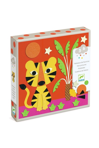 djeco Tablouri cu fetru Natura, Djeco, super distractiv