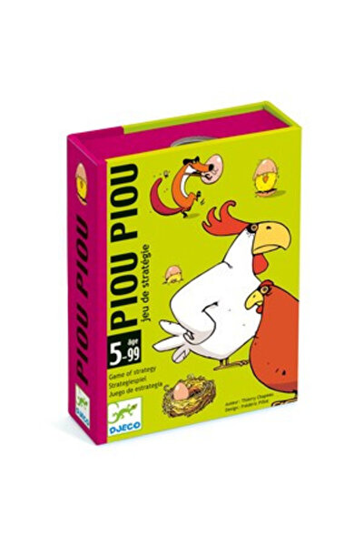 djeco Joc de carti Piou Piou, Djeco, editie pentru explorare