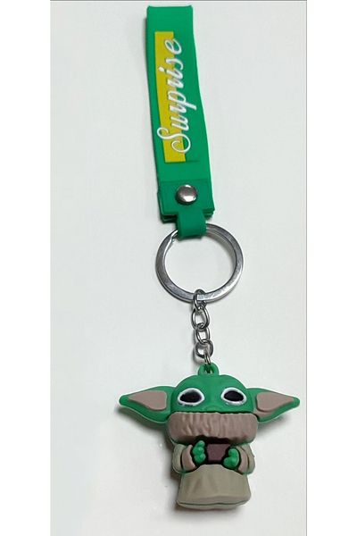 Wolawood Baby Yoda Keychain – Mini Cute Bag and Key Accessory, Sweet Gift Figure