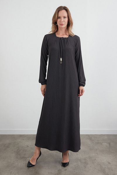 Fulla Moda Φόρεμα Fullamodest Wraped Fabric Plus Size με αξεσουάρ