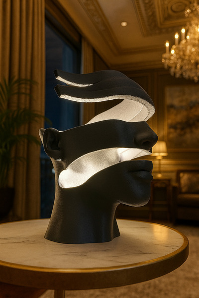 3dlab Luminis | Tasarım Masa Lambası – Modern Sanat ve Işığın Buluşması