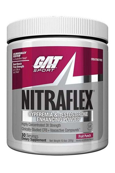 GAT SPORT Nitraflex Fruit Punch Flavour -30 Servings 300gm