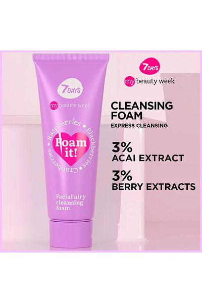 7DAYS 7Days FOAM IT! Facial Cleansing Foam 80 ml