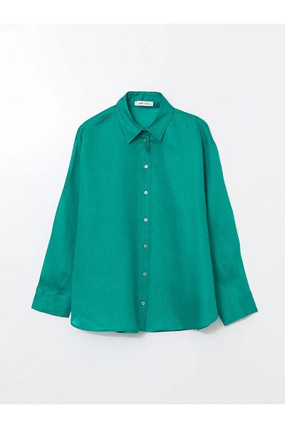 LC Waikiki Oversize Linen Women's Shirt