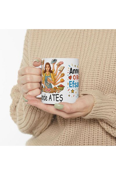 sıradışıhediyem My Mom Is a Legend Mug Cup Gift for Mom Mom Birthday Gift