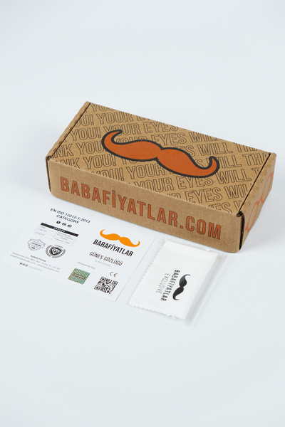 Babafiyatlar Benjy White Polarized Men's Sunglasses