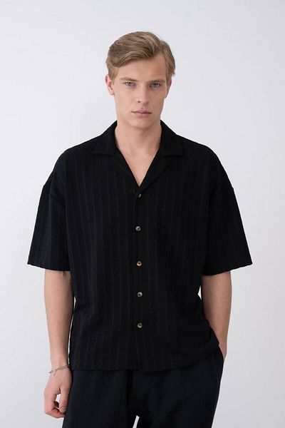 MARRAKECH Men's Jacquard Short Sleeve Shirt