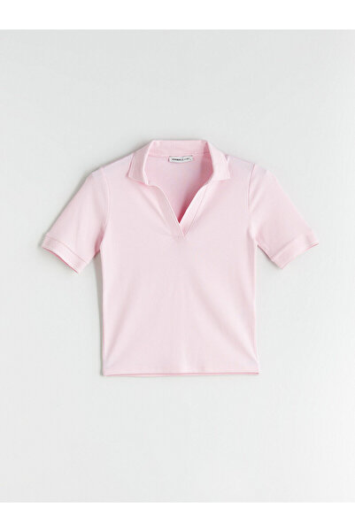 LC Waikiki Γυναικείο Crop Polo Neck