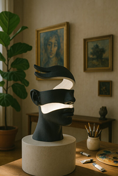 3dlab Luminis | Tasarım Masa Lambası – Modern Sanat ve Işığın Buluşması