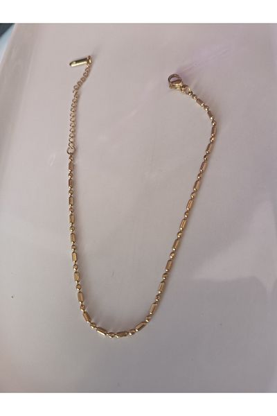 Blotch Elegant Steel Anklet with Cicili Bicili