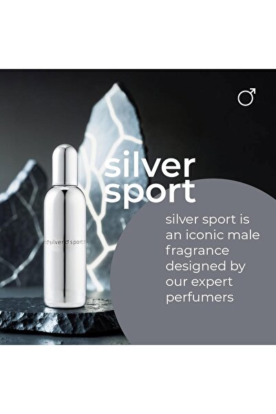 Milton Lloyd Colour Me Silver Sport for Men 90ml - Eau de Toilette