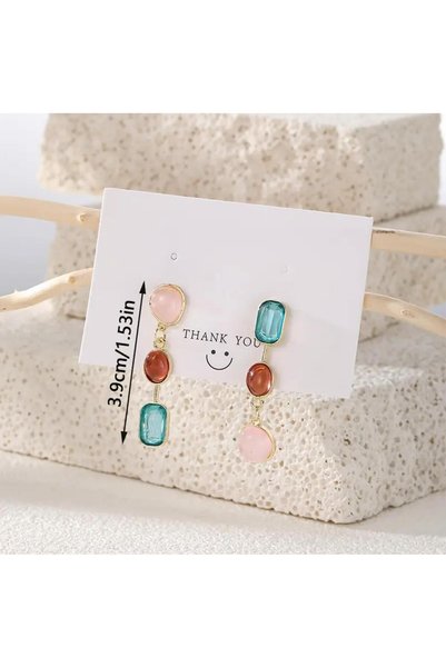 Tudivanyu Aksesuar Geometric Pattern Trend Earrings - Style 1
