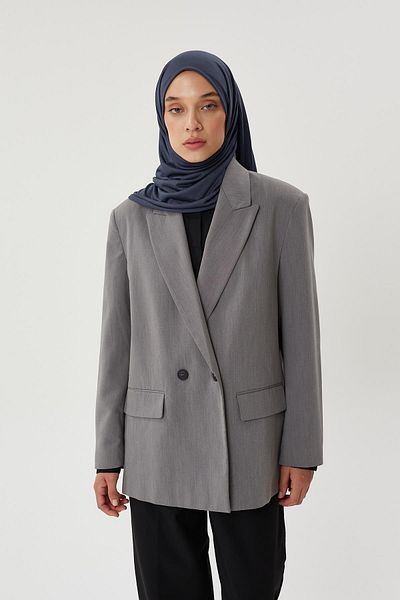 Pull Scarfs Καπνιστό - Πολυτελές Βαμβακερό Χτενισμένο