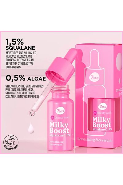 7DAYS Ser facial revitalizant 7Days MILKY BOOST 20 ml