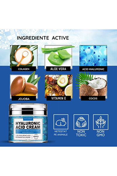 OEM Hyaluronic Acid Moisturizing Cream - ENVISHA, 50 ml