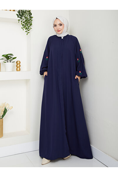 MY QILAM فستان صلاة نسائي من الحرير المدني مع سحاب وجيوب، عباية مولانا مزخرفة...