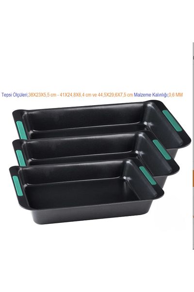 AROW Tr-4664 I Pimenta 3-Piece Baking Tray