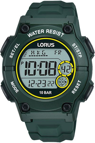 Lorus Ρολόι Unisex Lorus R2333PX9 Sports Green με γκρι καντράν