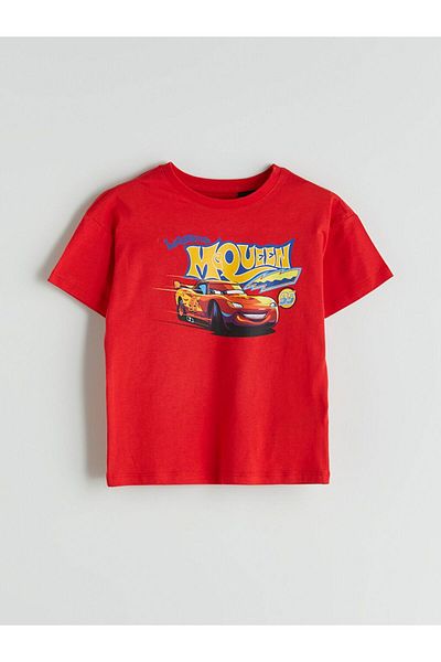 LC Waikiki طقم بيجامة للأولاد مطبوع عليه سيارات LCW Kids