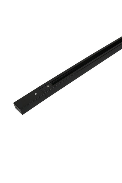 TECHSTAR Șină ® RailRacks pentru spoturi, monofazată tip L, corp din aluminiu, 50 cm, neagră