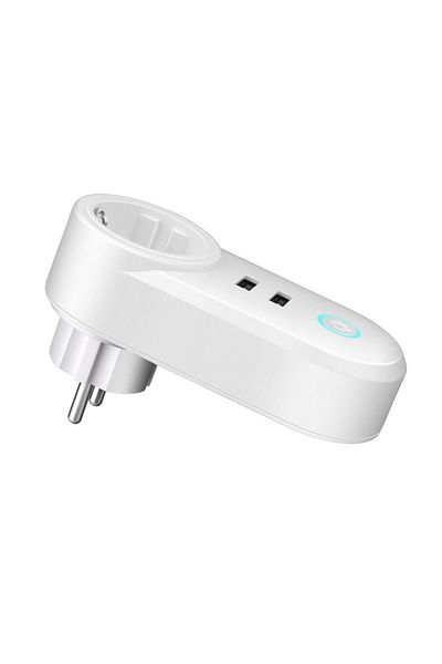 TECHSTAR Smart Techstar® socket, Wireless 2.4GHz, 2 x USB, Smart Home, Google Home. Amazon Echo, Alexa