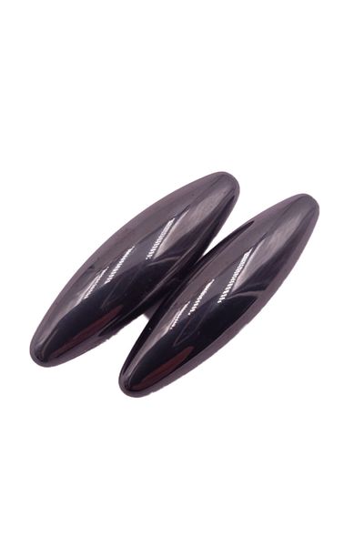 dalimag Set de 2 Bile Magnetice Antistres, Ovale, 6 cm, Negru