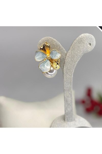 ısıkkonya Stainless Tarnish-Free Bujiteri Earrings [Allergy-Free Product]