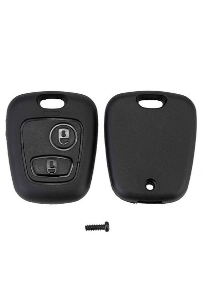 TECHSTAR Carcasă cheie auto Citroen C3, C2, C1, 206, 307, 407, 2 butoane, fără lamă