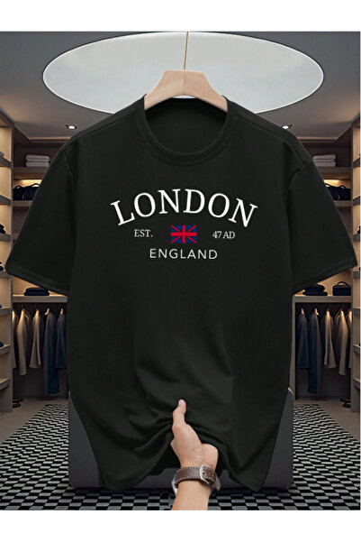 Framgan Ανδρικό μπλουζάκι LONDON ENGLAND με προσαρμοσμένη στάμπα, κοντομάνικο...