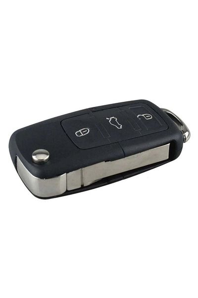TECHSTAR Carcasă cheie auto Volkswagen VW Golf, Polo, Passat, Touran, Transporter, EOS, 3 butoane