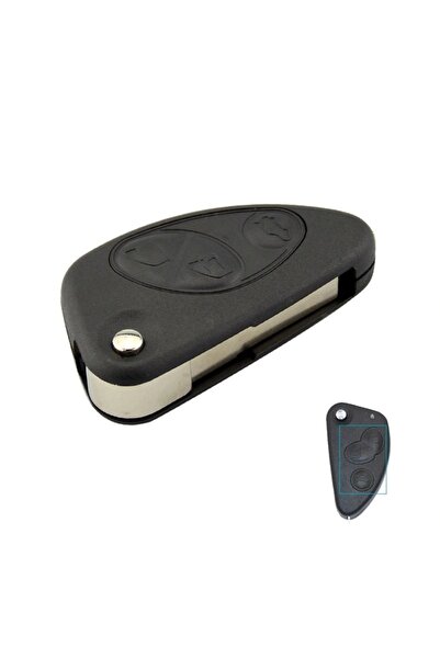 TECHSTAR Carcasă cheie auto Alfa Romeo 147, 156, 166, GT, 3 butoane