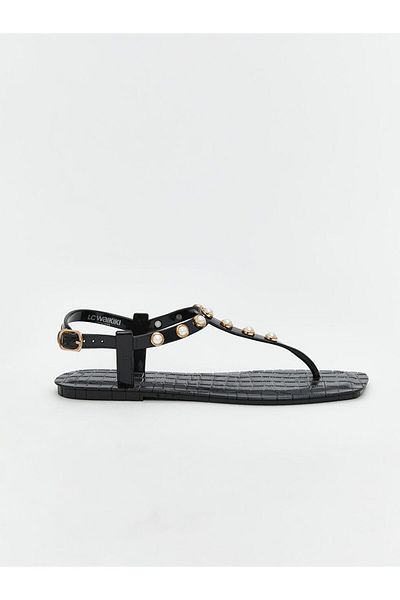LC Waikiki Lcw Steps Women's Stone Flip Flops