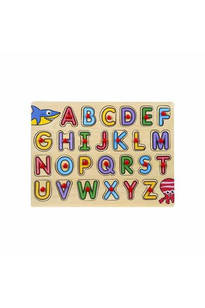 lowell home 130443 دبوس خشبي بولتاك الأبجدية