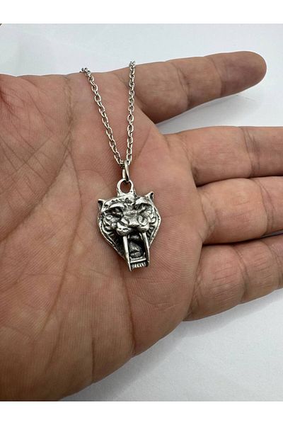 Herşey Nota Wild Spirit – Tiger Figured Unisex Necklace (60 cm Chain)