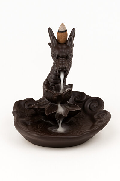 Hyge Zen Ejderha Geri Akış Şelale Tütsülük / Zen Dragon Backflow Incense Burner